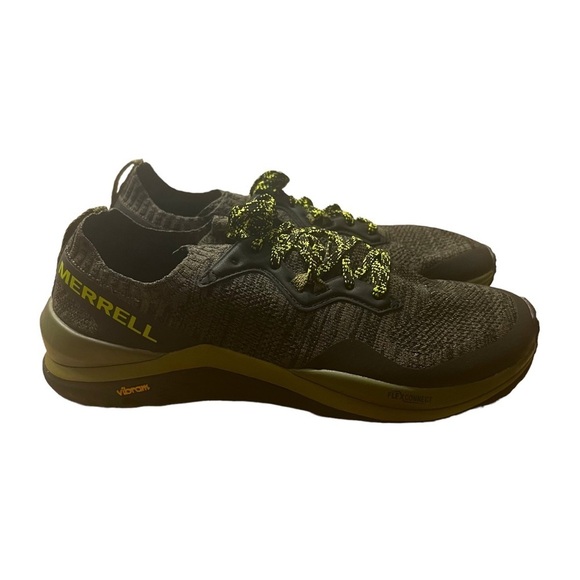 MERRELL Men’s MAG-9 Running Shoes in Olive Size 8.5 — Very Gently Worn - Picture 2 of 11